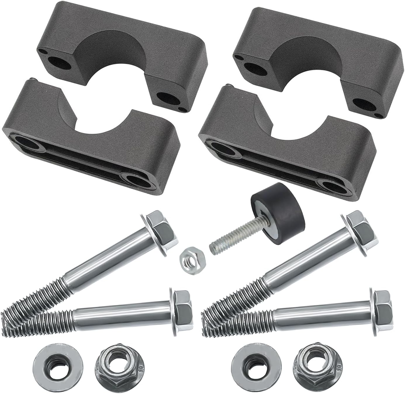 Panglong Brake Block Mounting Set with Screw Nut for Club Car DS Carryall Golf Cart 1981-Up Replaces 1011402