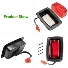 Panglong Golf Carts LED Tail Light Kit with 3 Wire fit Club Car DS 1982-Newer OEM#1017035 (2 Pcs)