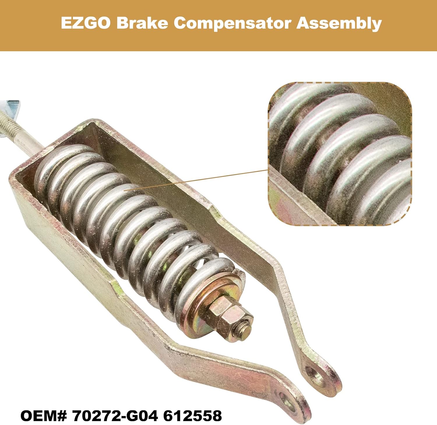 DRIVE-UP Brake Compensator Assembly Kit for EZGO Medalist TXT PDS 1994-up Gas & Electric, OEM# 70272-G04 612558