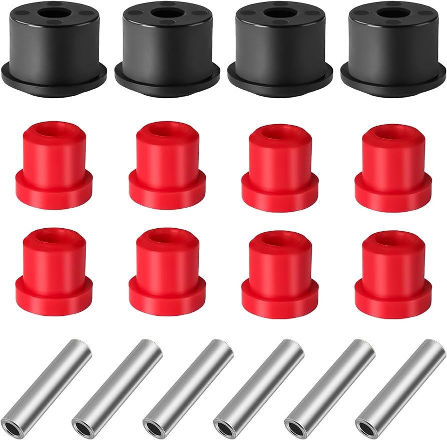 Golf Cart Rear Leaf Spring Sleeves Bushing Kit for EZGO RXV 2008-Up Gas and Electric Models OEM 620160 624030 620161