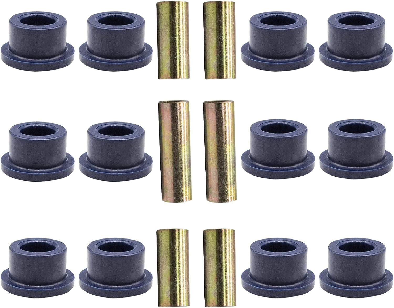 Front Upper A Arm Suspension for Club Car DS Gas/Electric Golf Cart,Polyurethane Bushing and Sleeve Kit 1016346 1016349 1016350