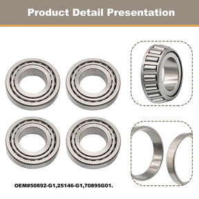EZGO TXT Golf Cart Front Wheel Bearing & Seal Replacement Kit 1976-Up |Drive-up