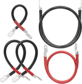 DRIVE-UP EZGO RXV 2 Gauge Battery Cable Set with Main Positive and Negative Cables-2022 Upgrade