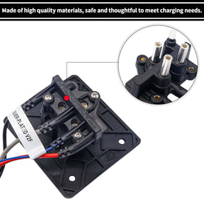 Panglong EZGO RXV 48V Charger Receptacle, Golf Cart Delta-Q Charger with Wires for Golf Cart Electric 2008-up Replace OEM #602529