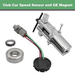 DRIVE-UP Club Car Speed Sensor and GE Magnet Kit for Golf Cart DS IQ & Precedent with GE Motor Only 102265601 120402100