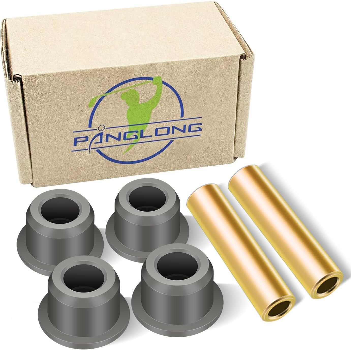 Panglong Golf Cart Front Leaf Spring Polyurethane Bushing and Sleeve Kit for Club Car 2004-Up Precedent and 2018-Up Tempo OEM#102956201 102288101