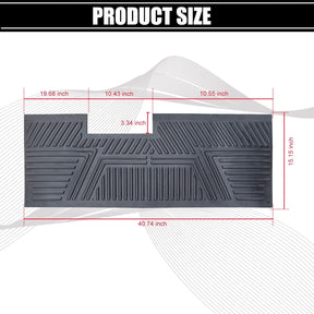 CartClan Golf Cart Floor Mat Fit Club Car Precedent & Yamaha G29 New and Improved Not Deformed Non-Slip Durable Floor Liner Mat - Black