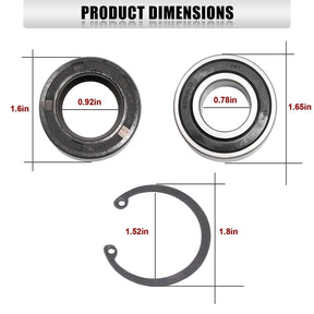 CartClan Golf Cart Rear Axle Bearing & Seal Kit for EZGO TXT RXV Marathon Medalist 1978-UP Electric Carts OEM# 611931 15112-G1 15112G1 70181-G01 70181G01 620343-2 Pack