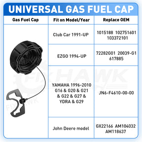 golf cart fuel cap