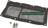 Golf Cart Black Canopy Storage Net with Self-Tapping Screws for Club Car DS Precedent and EZGO RXV&PDS&TXT