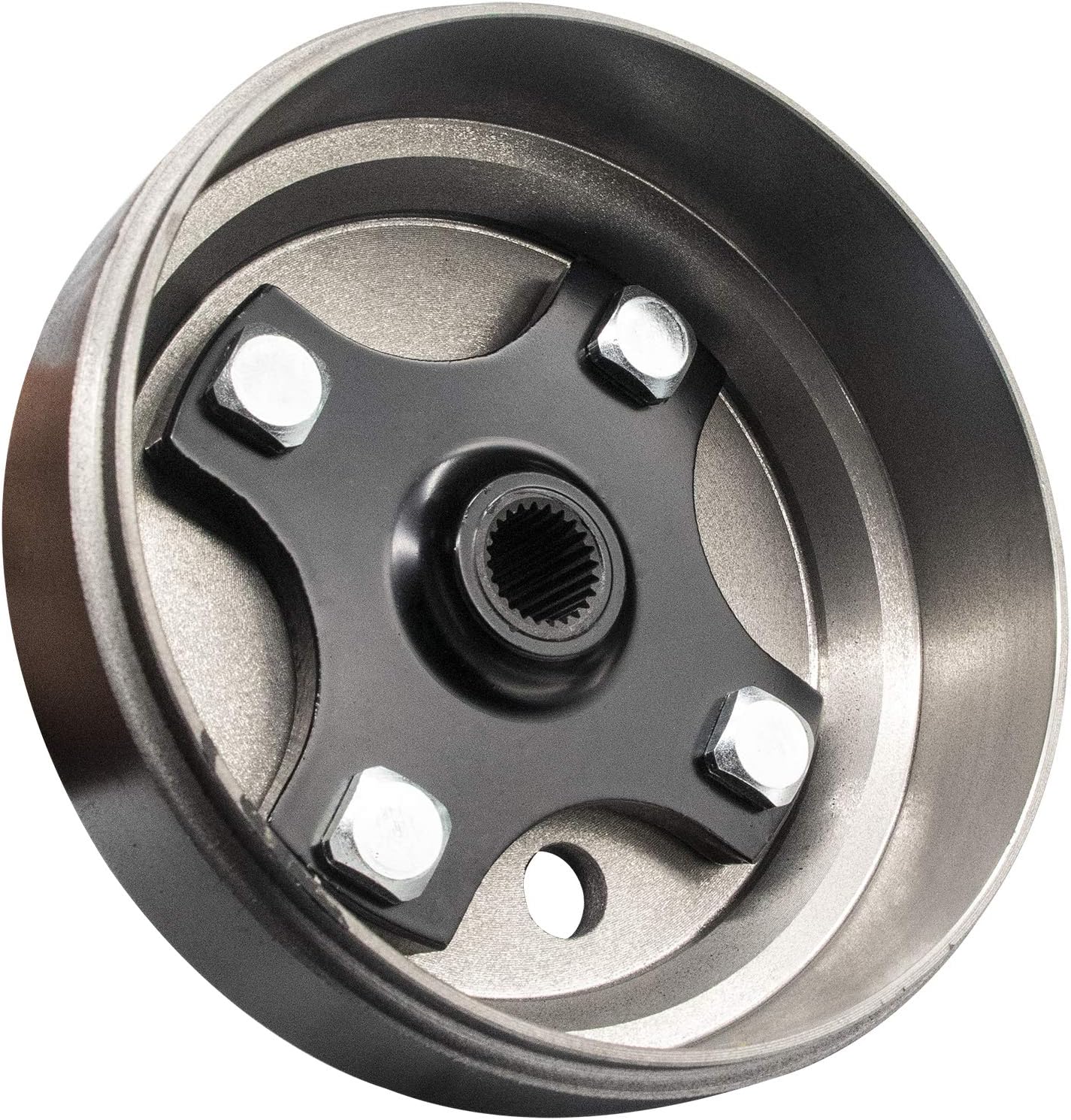 Heavy Duty Split Brake Drum/Hub 19186-G1 615604 with Nuts for EZGO TXT Electric Golf Carts 1982+