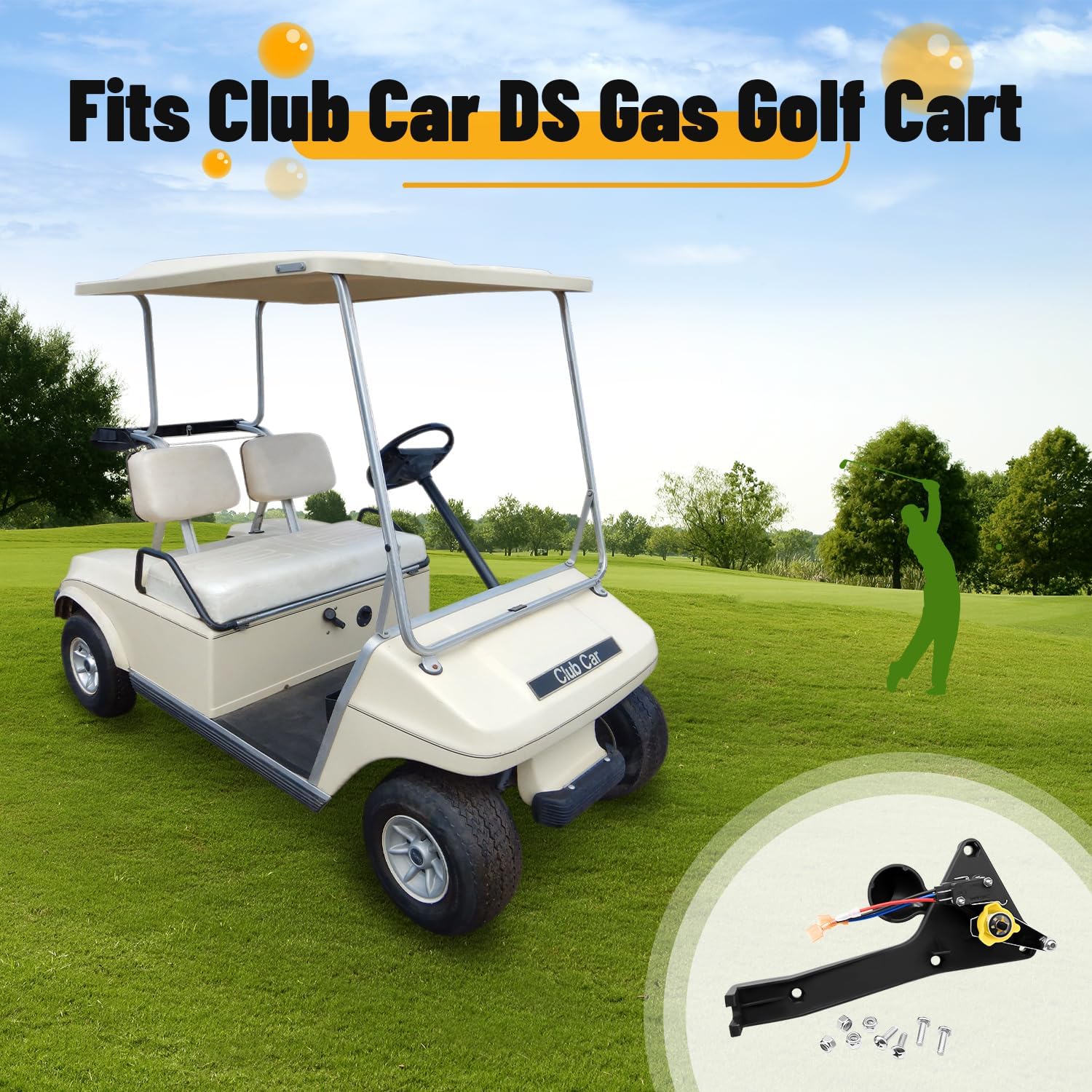 Club Car DS Golf Cart Forward and Reverse Shifter Assembly Kit