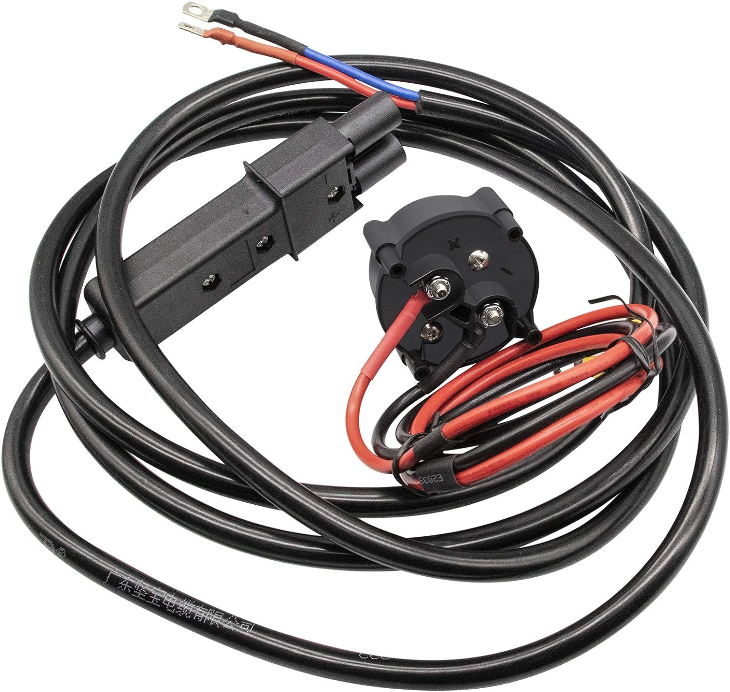 DRIVE-UP 48V MAC DC Charger Plug with 130in DC Cord Kit JR1-H235A-00+JR1-H6181-02-00 Powerwise Receptacle with Wires Applicable to Yamaha Electric G19/G22