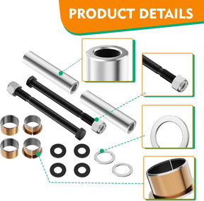 DRIVE-UP EZGO TXT/PDS Golf Cart Bushing Spindle King Pin Tube,Claw Copper Sleeve Kit, Replaces#70648-G01, 70749G01, 70745G01