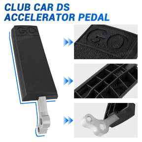 Club Car Accelerator Pedal Repair bag Fits DS 1996-UP E&G Golf Cart, included Brake Block Mounting Set & DS Accelerator Pedal, Replace OEM #1017696 |Drive-up