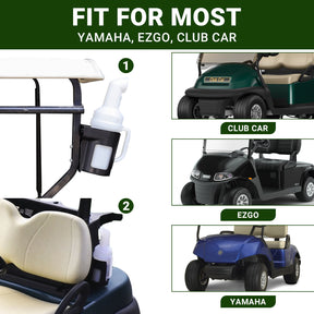Universal Golf Cart Sand Bottle for EZGO, Club Car & Yamaha | Drive-up