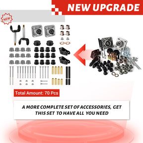 Golf Cart Front End Repair Deluxe Kit for Club Car Precedent 2004-Up Gas and Electric Models