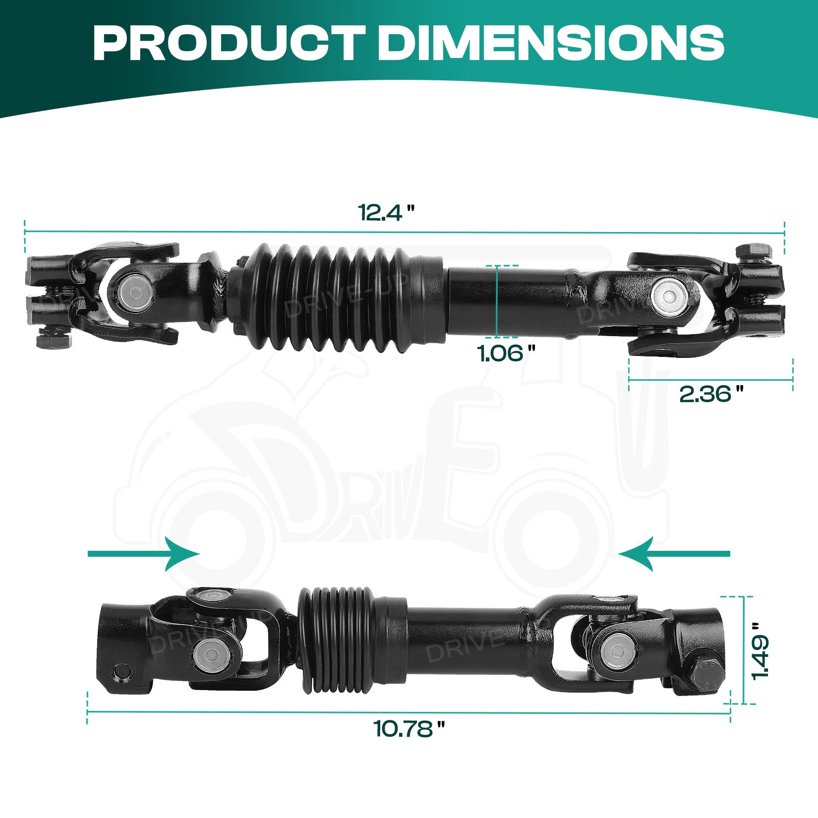 Intermediate Steering Shaft Assembly Joint for EZGO TXT | Drive-up