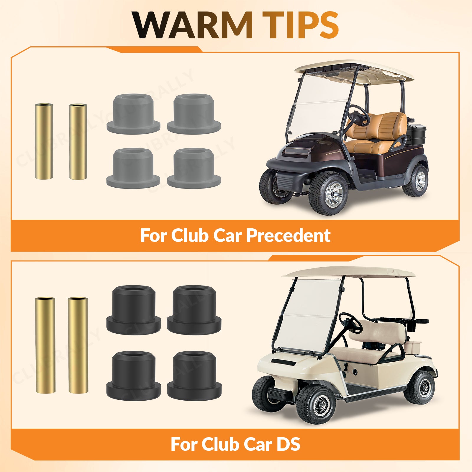 Golf Cart Front Leaf Spring Standard for Club Car Precedent DS | Drive-up