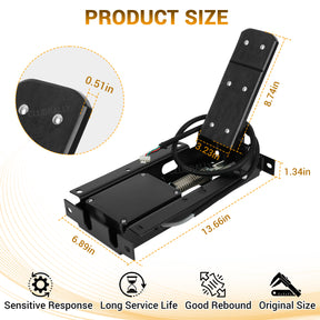 Golf Cart Accelerator Pedal Box Assembly for EZGO PDS 2001.5-Up 36V Elec Models, OEM#73333-G05 |Drive-up