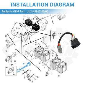 Forward Reverse Switch, Fits for Yamaha G22, G29 | Drive-up
