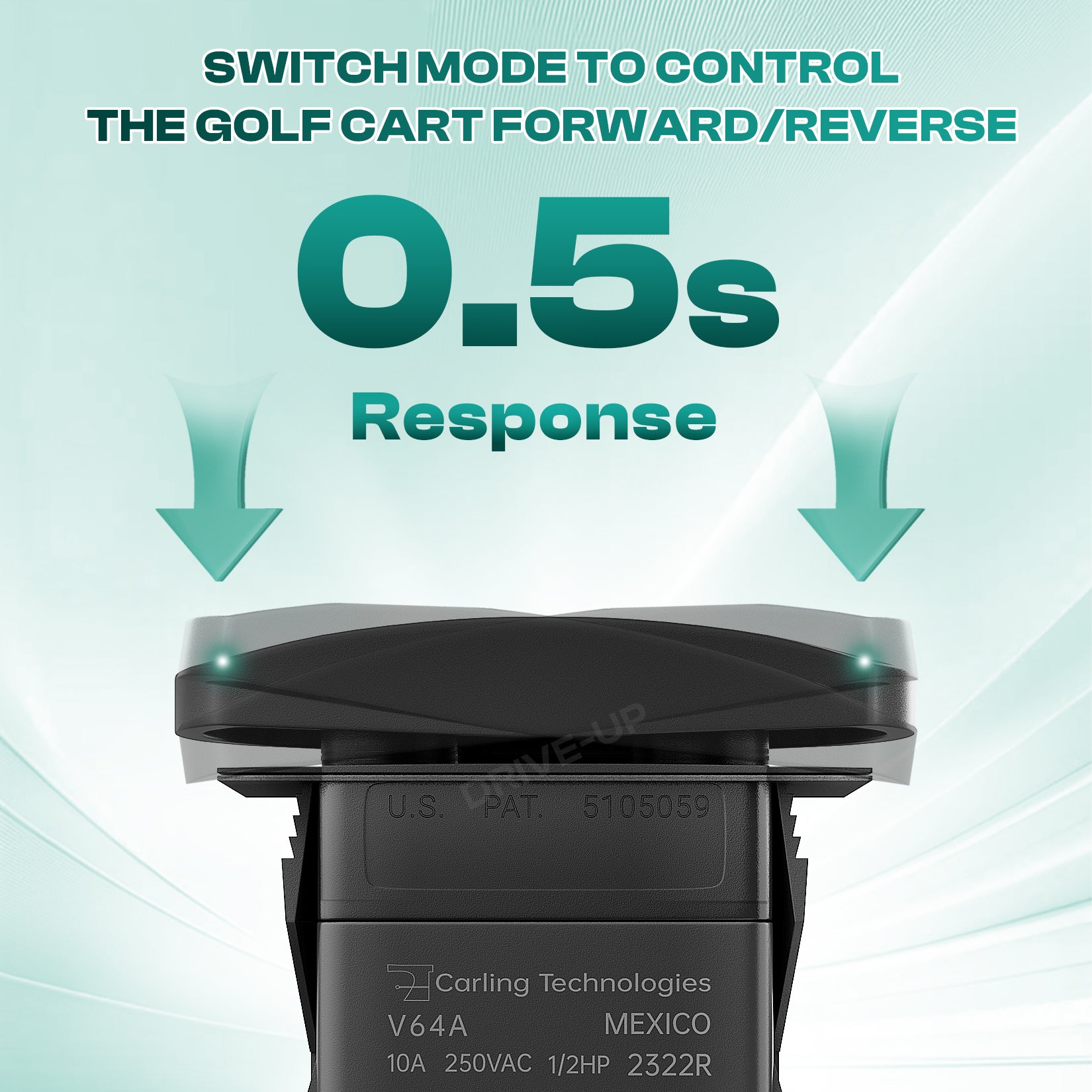 Foward Reverse Switch Compatible with Club Car DS, Precedent 1996-Up 48V E Golf Cart PowerDrive Plus and Tempo 2018-Up |Drive-up