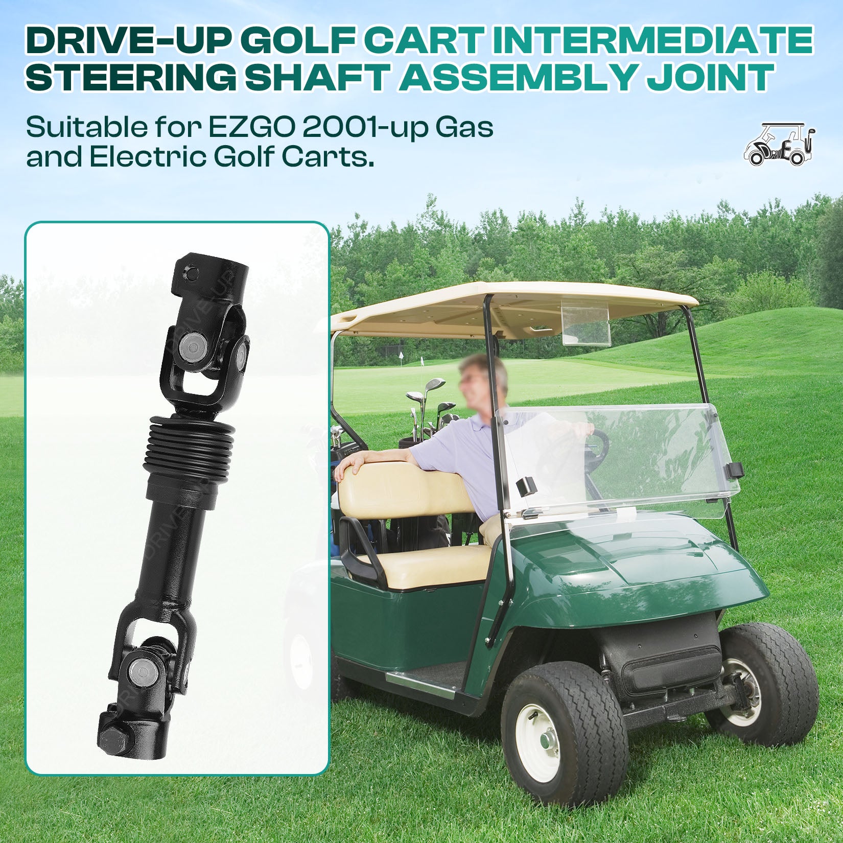 Intermediate Steering Shaft Assembly Joint for EZGO TXT | Drive-up