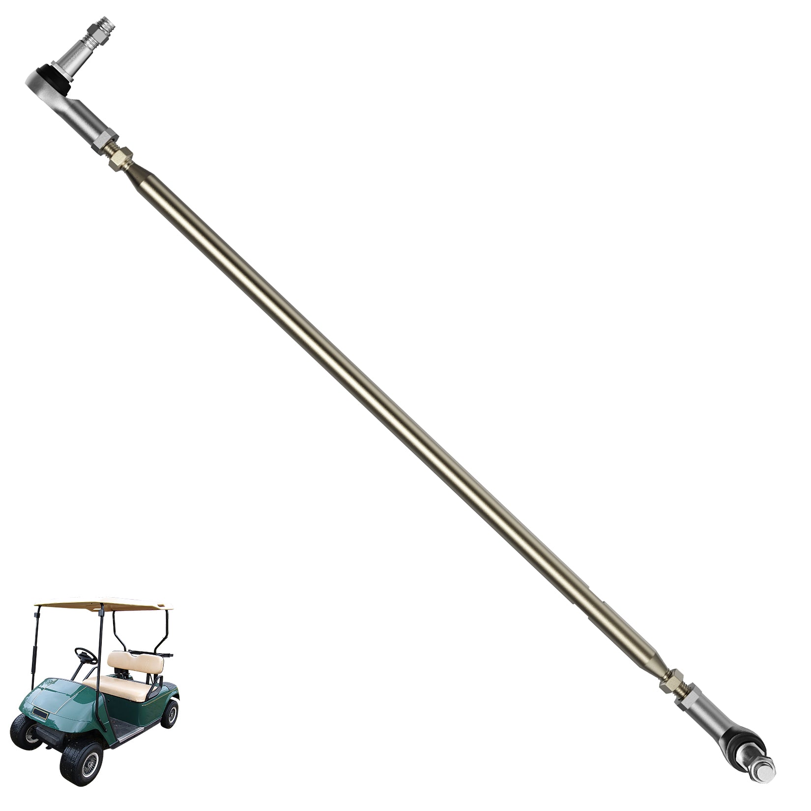 Drive-up Golf Cart Tie Rod Assembly for EZGO TXT 2001-Up Gas Electric Models OEM 70876-G02 70902-G01 70902-G02
