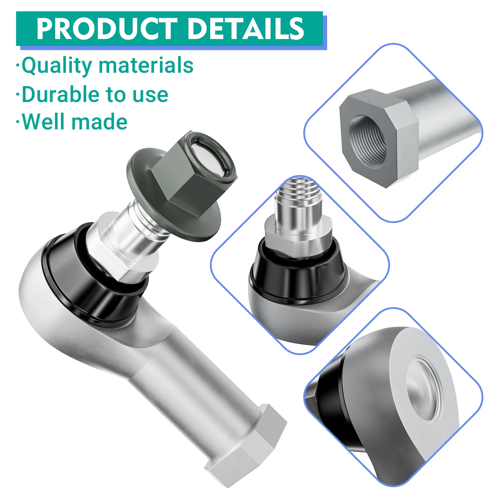Ball Joint Kit, Tie Rod End For Club Car Precedent & Tempo Right Hand Thread | Drive-up