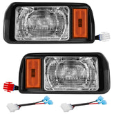 Golf Cart Headlights, Halogen Headlights Factory Style for Club Car DS 1993-Up Models Replace OEM 101988002 101988001.