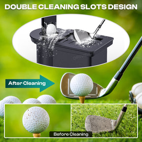 Drive-up Golf Cart Ball Washer and Club Cleaner Kit, Golf Ball Cleaner and Club Head Washer, Suitable for Club Car DS, Yamaha G29, EZGO TXT PDS DCS Gas and Electric Golf Carts, OEM 603836