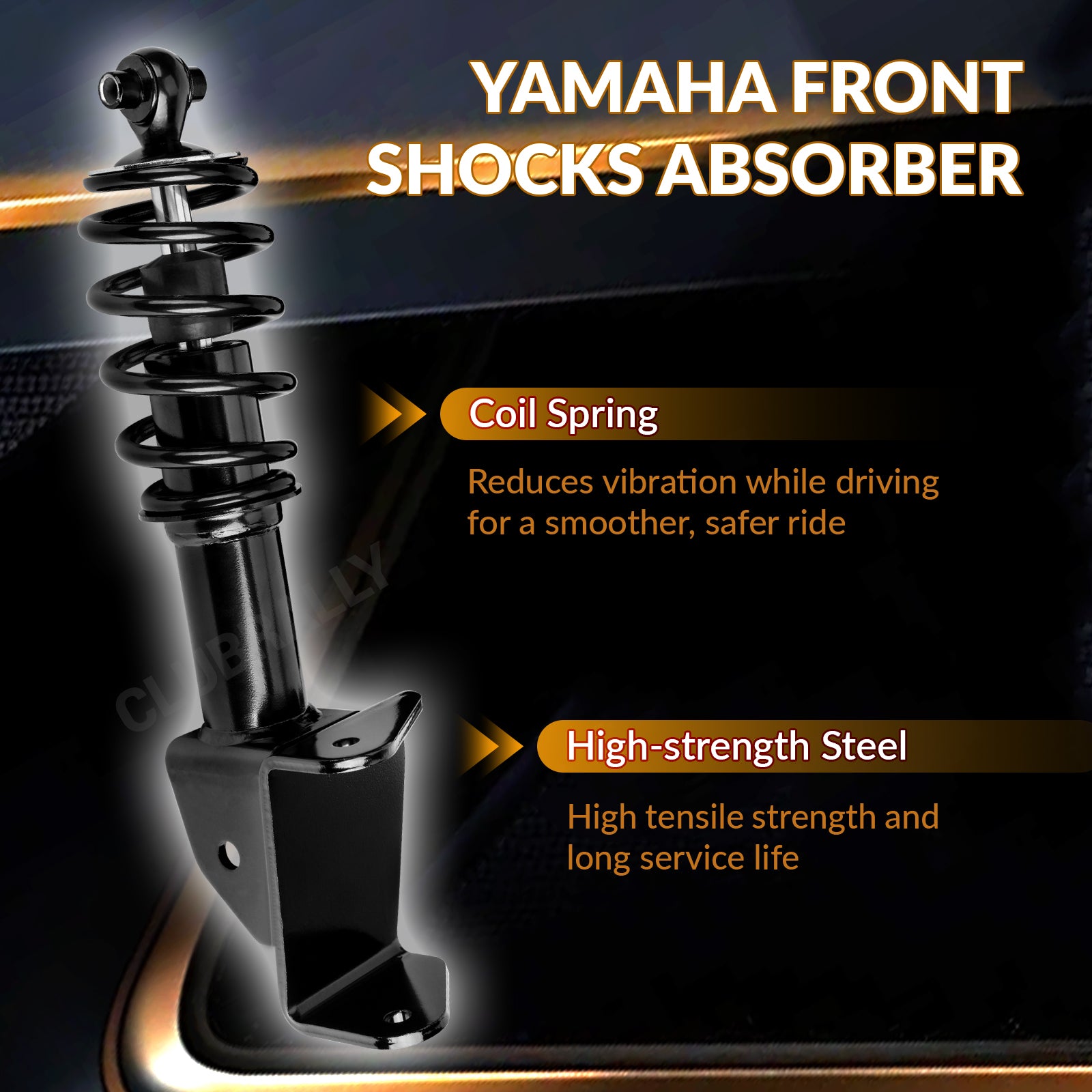 Front Shocks Absorber Set Applicable to Yamaha Drive G29 Golf Carts Passenger&Driver Side |Drive-up