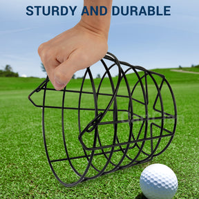 Golf Ball Basket, Golf Ball Container Bucket with Handle, Holds 50 Balls, 2 Pack  |Drive-up