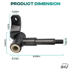 Drive-up Club Car Precedent Driver Side Spindle Assembly for 2004 -Up Golf Cart