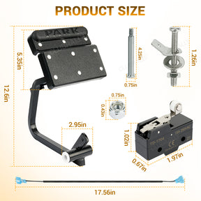 Golf Cart Brake Pedal Assembly with Brake Light Wire, For EZGO DCS & PDS & TXT Models, OEM #70690-G01 |Drive-up