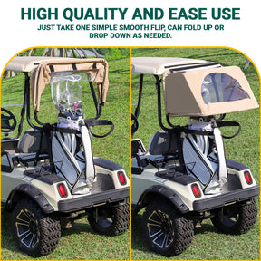 CartClan Universal Rear Bag Rain Cover Kit OEM Golf Cart