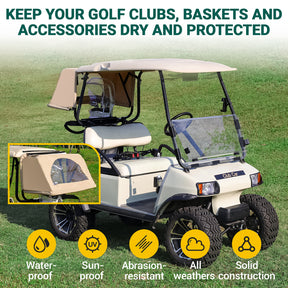 CartClan Universal Rear Bag Rain Cover Kit OEM Golf Cart