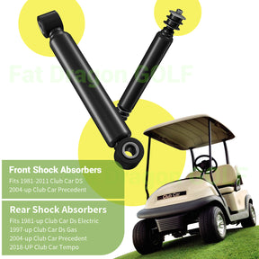 Panglong Club Car Shock Absorbers for Club Car DS and Precedent and Tempo Golf Carts OEM#1014235 102588601 1027064-01 102588501(Front and Rear Shock Absorbers 4PCS)