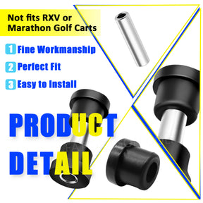 Golf Cart Rear Leaf Spring Bushing Kits for EZGO TXT Medalist 1994-up and Club Car DS 1981-up OEM 70289G01 70291G02 1015583 1012303