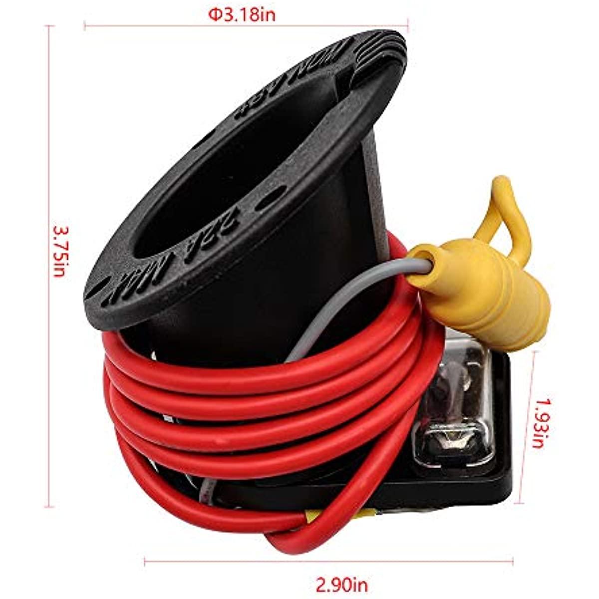 Golf Cart Charger Cord Plug Charger Receptacle for Club Car 48V Models Club Car Charging Port DRIVE-UP