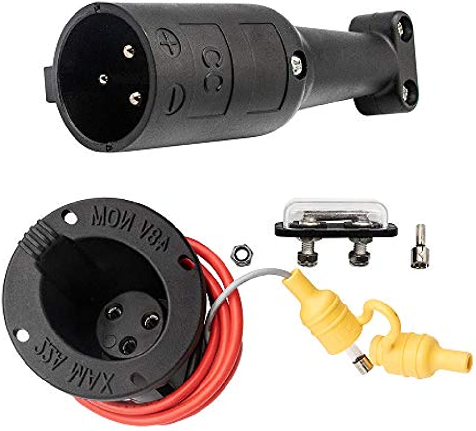 Club Car DS Charger Handle Plug and Receptacle for Club Car 48V Models