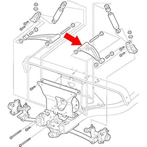 Club Car Precedent Control Arm A-Arm Assembly Kit